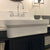 30" Front Apron Fireclay kitchen/utility sink with high back splash and faucet drilling