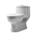Eco-Friendly One Piece Toilet with a Siphonic Action Dual Flush System, Elongated Bowl 1.6/1.1 GPF