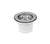 2 1/2" Basket strainer with lift stopper