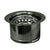 3-1/2" Waste Disposer Trim with Matching Basket Strainer for Deep Fireclay Sinks