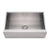 33" Noah's Collection Brushed stainless steel commercial single bowl front apron sink