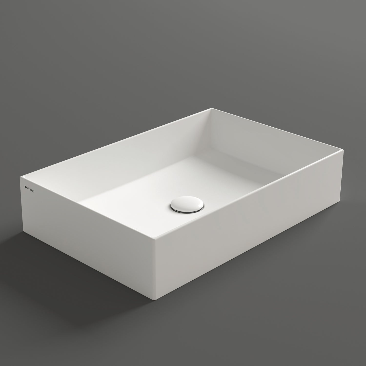 Large Rectangular Above Mount Basin/ Vessel Sink