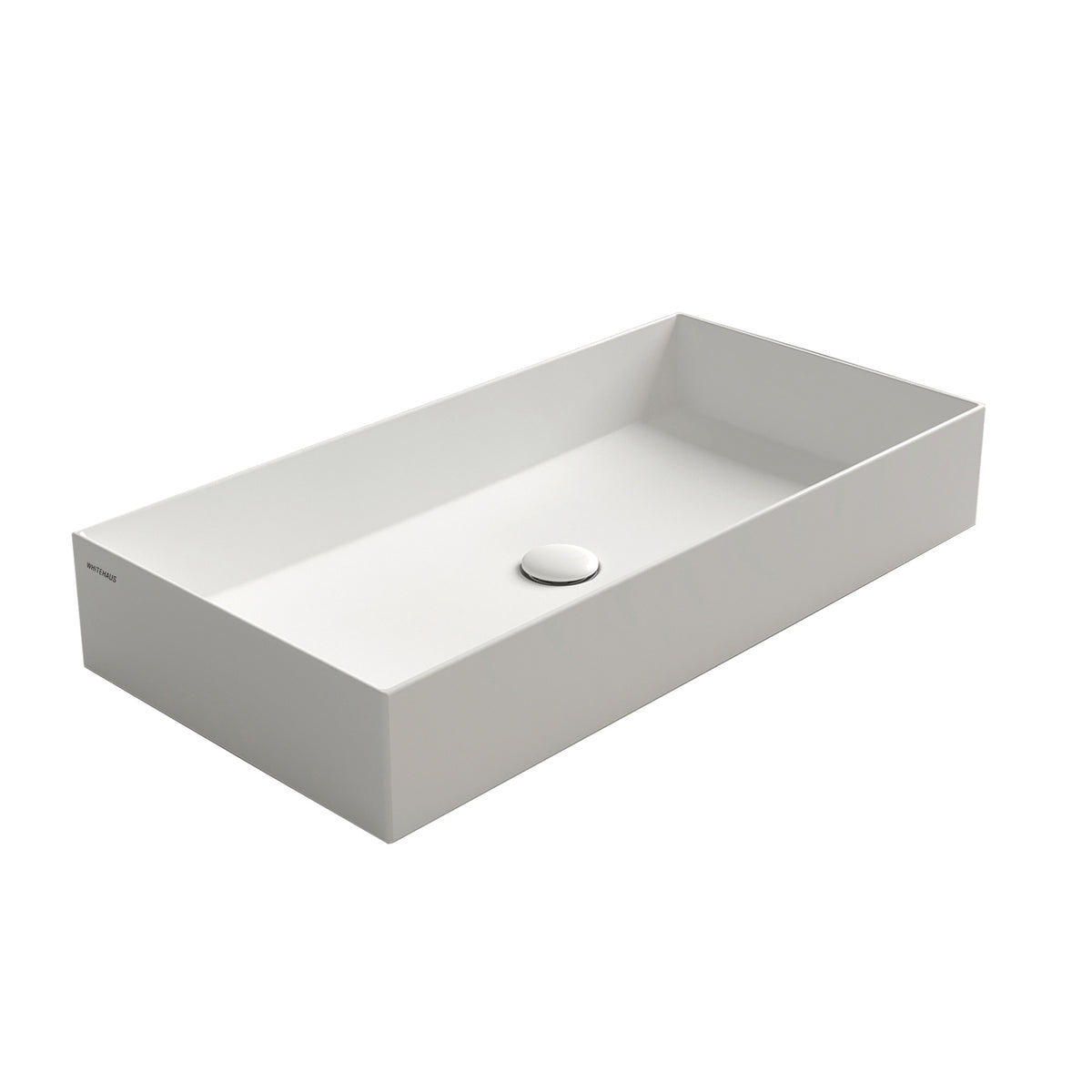Large Rectangular Above Mount Basin/ Vessel Sink