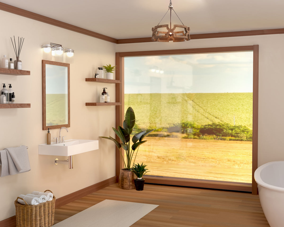 Rectangular Wall Mount Basin with Faucet Drilling Options and Overflow