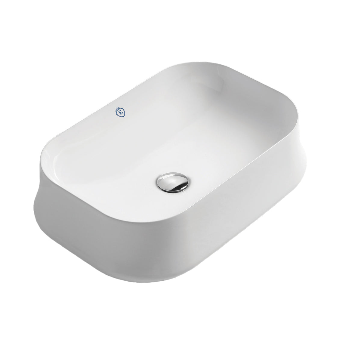 Above Mount/ Vessel Lavatory Basin With Center Drain Location