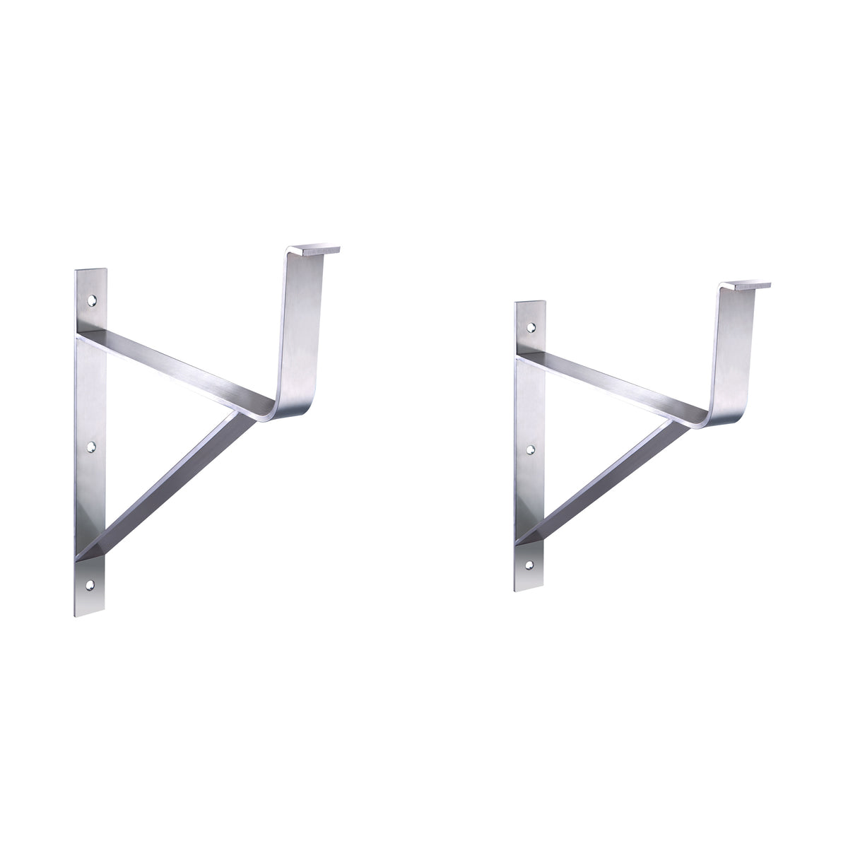Wall Mount Brackets for Extra Support. For use with Whitehaus Sink WHNCD72