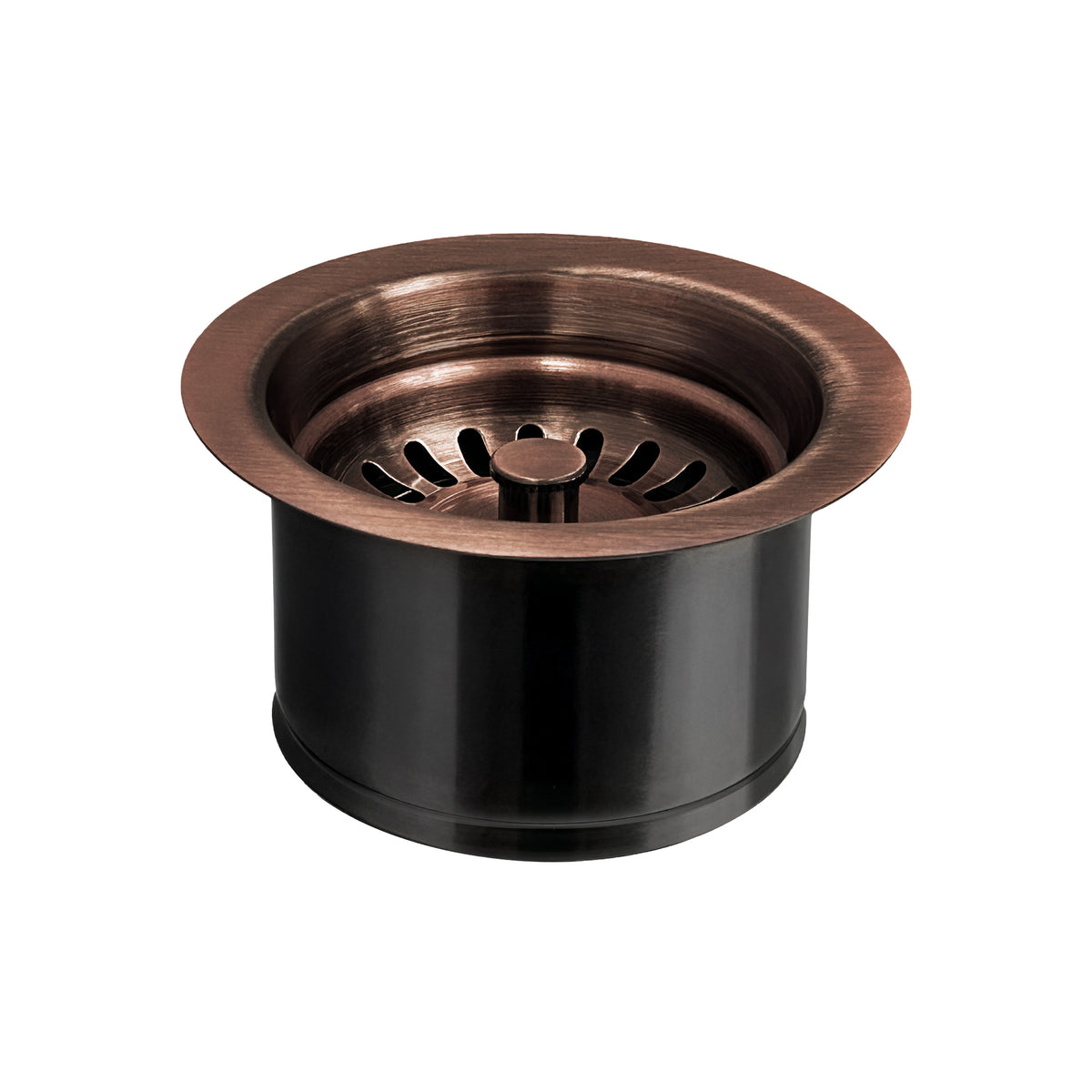 3-1/2&quot; Waste Disposer Trim with Matching Basket Strainer for Deep Fireclay Sinks