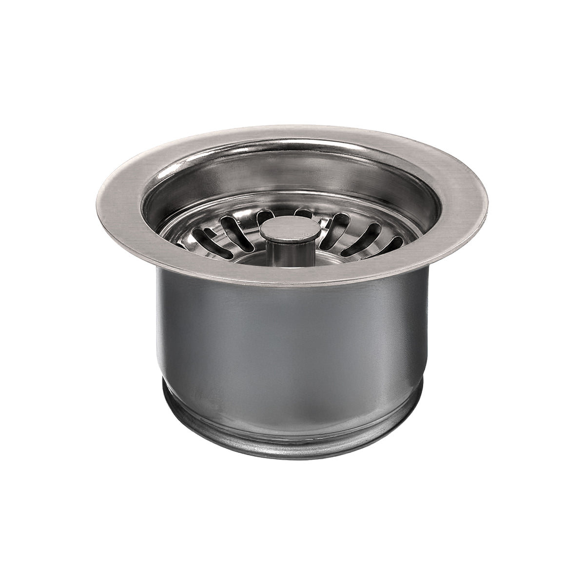 3-1/2&quot; Waste Disposer Trim with Matching Basket Strainer for Deep Fireclay Sinks