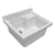 Vitreous Single Bowl, Drop-in Sink with Wire Basket and Off Center Drain Location