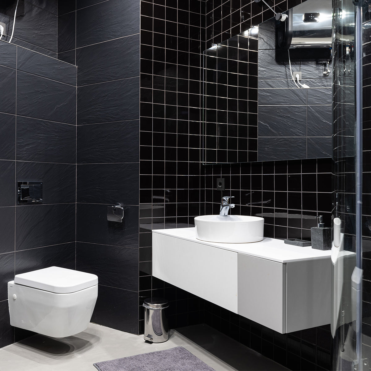 17&quot; Round Above Mount Basin With Single Faucet Hole Drill