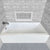 ALCOVE SOAKING BATHTUB WITH DRAIN HOLE OPTIONS