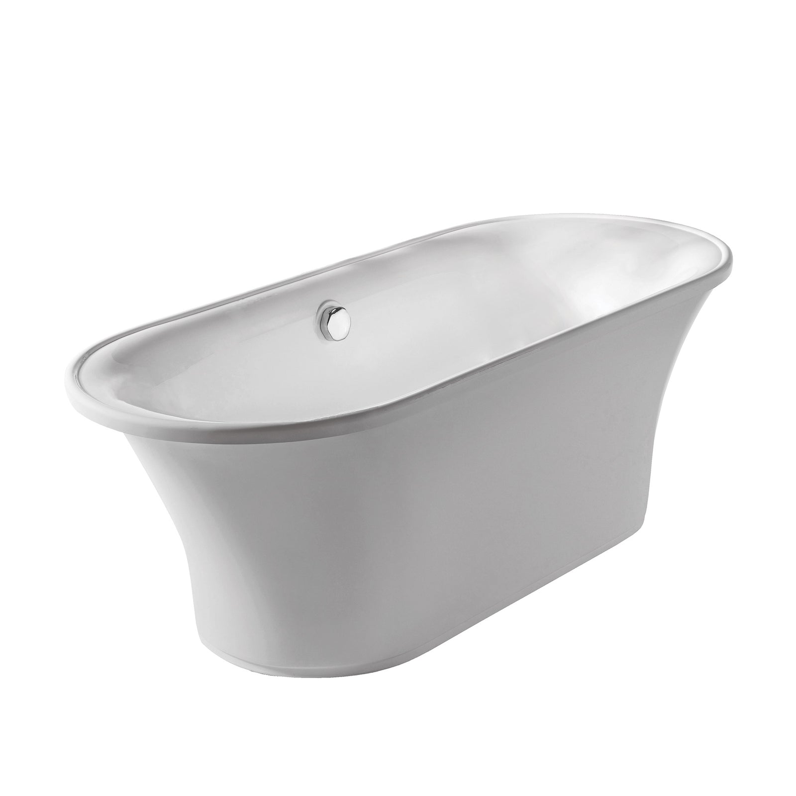 Oval Double Ended Freestanding Lucite Acrylic Bathtub