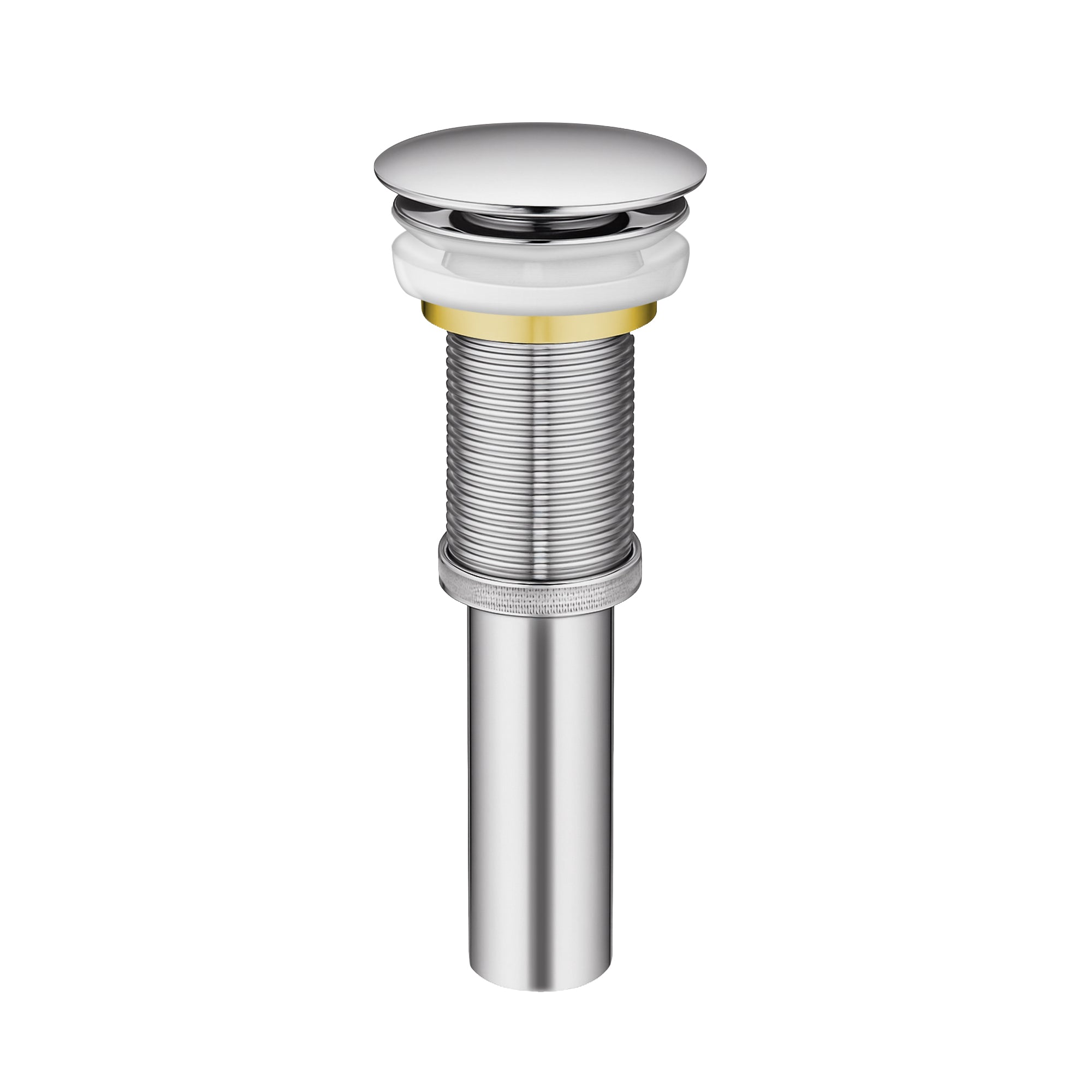 Pop-up Mushroom Drain with No Overflow – For 1-3/4" Openings