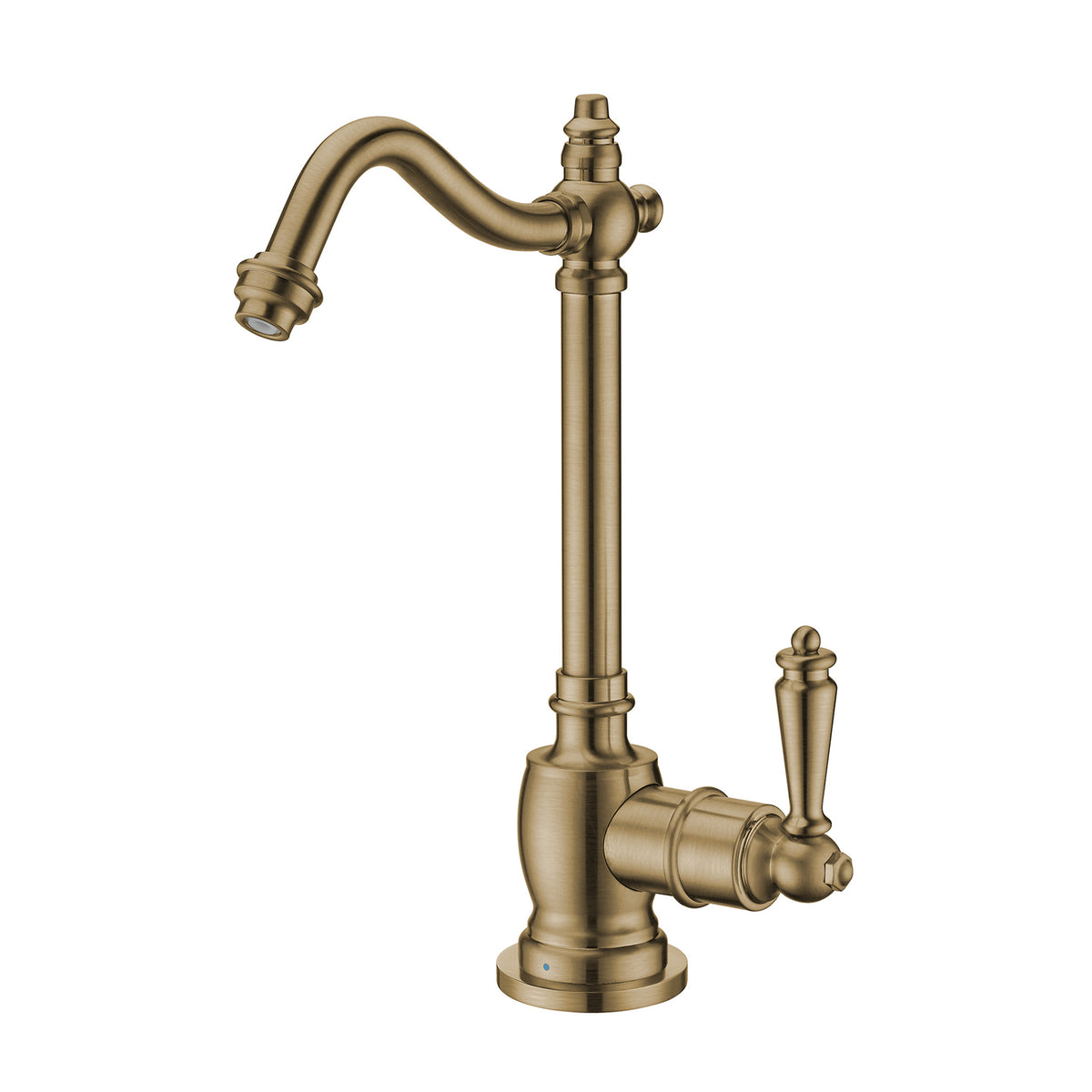 Point of Use Cold Water Drinking Faucet with Traditional Swivel Spout