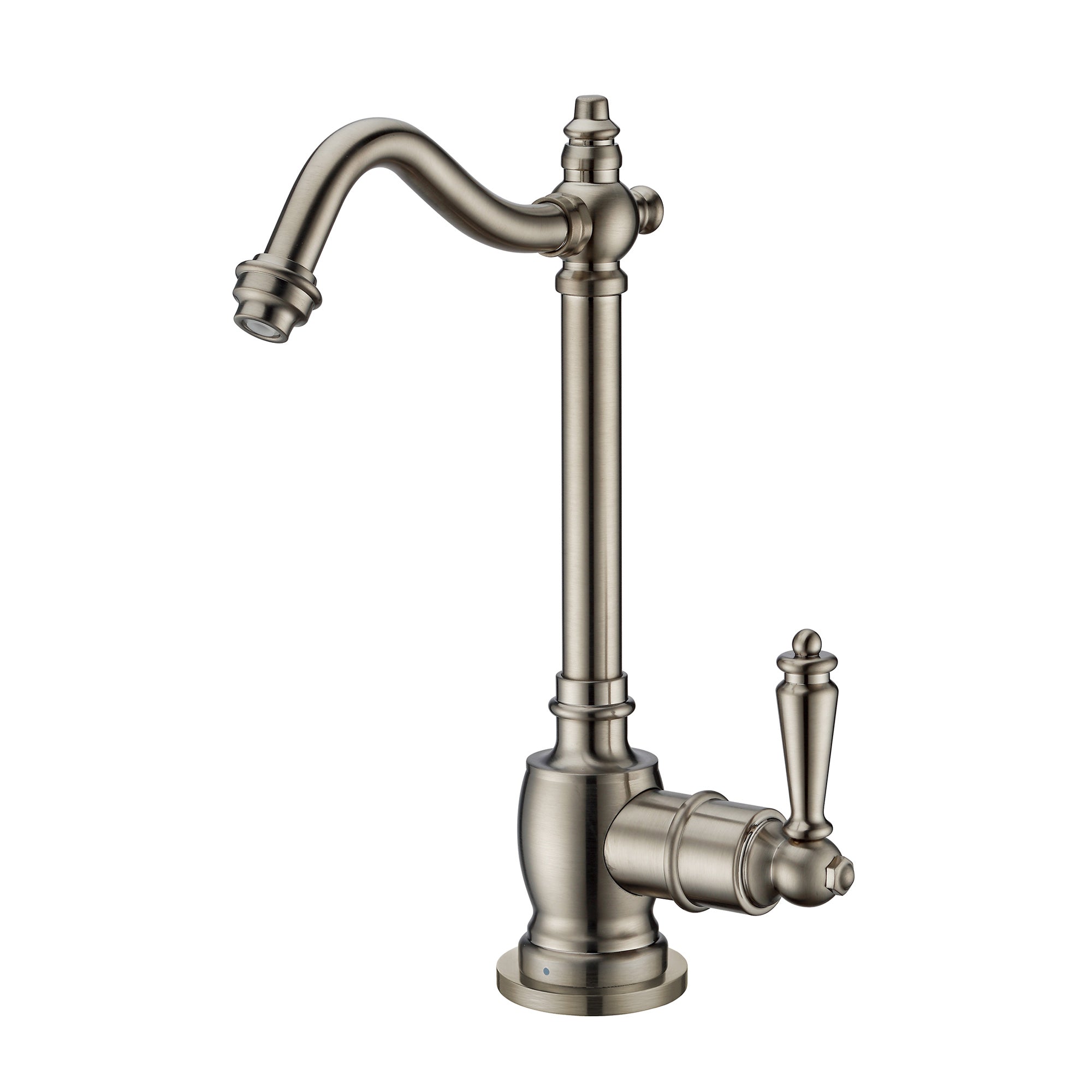 Point of Use Cold Water Drinking Faucet with Traditional Swivel Spout