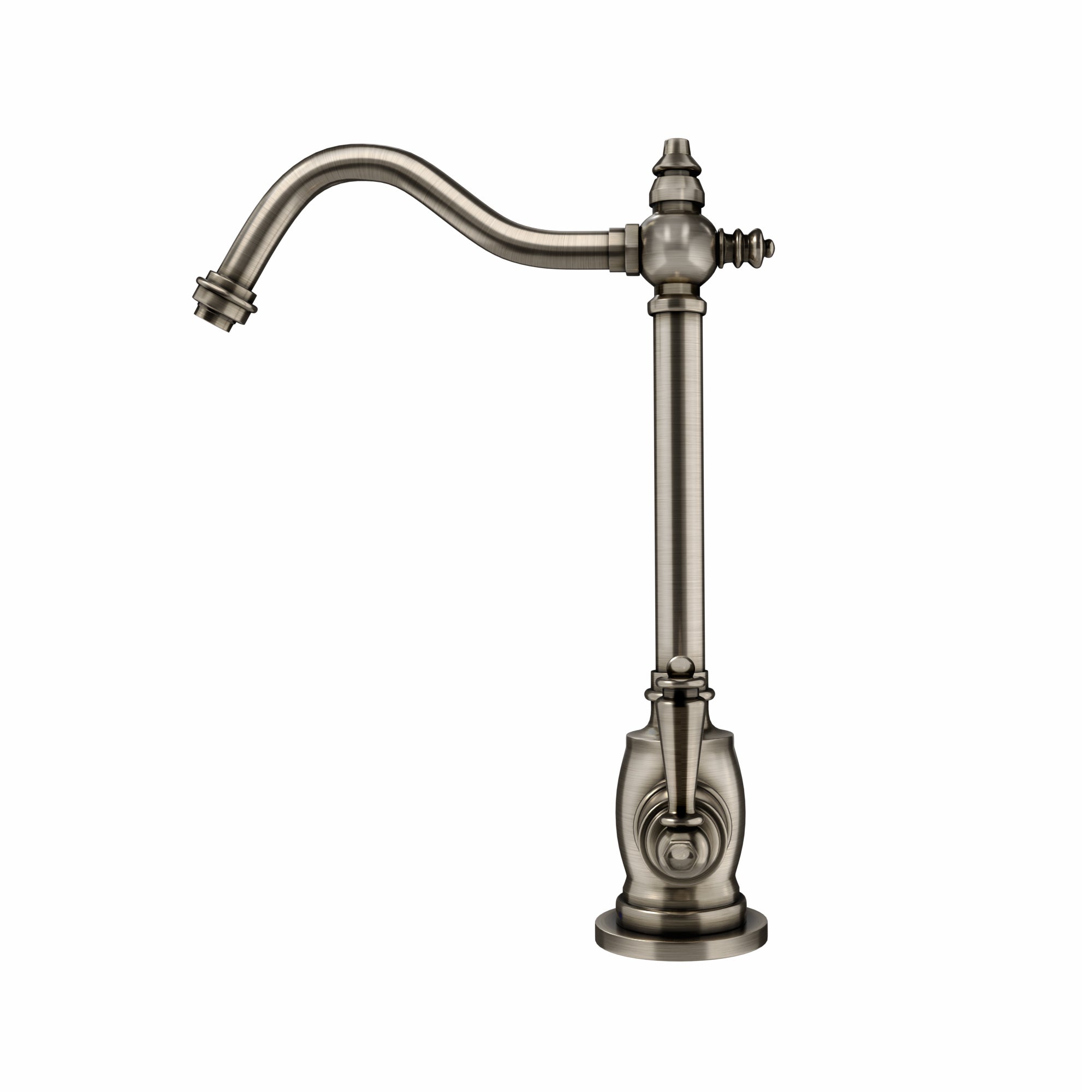 Point of Use Cold Water Drinking Faucet with Traditional Swivel Spout