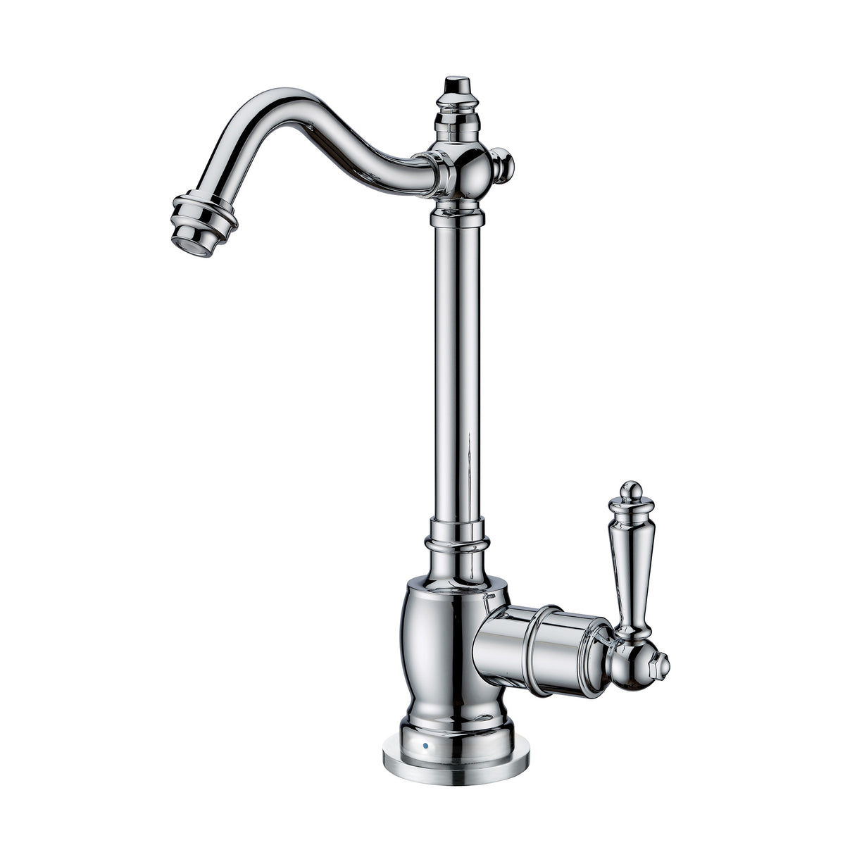 Point of Use Cold Water Drinking Faucet with Traditional Swivel Spout