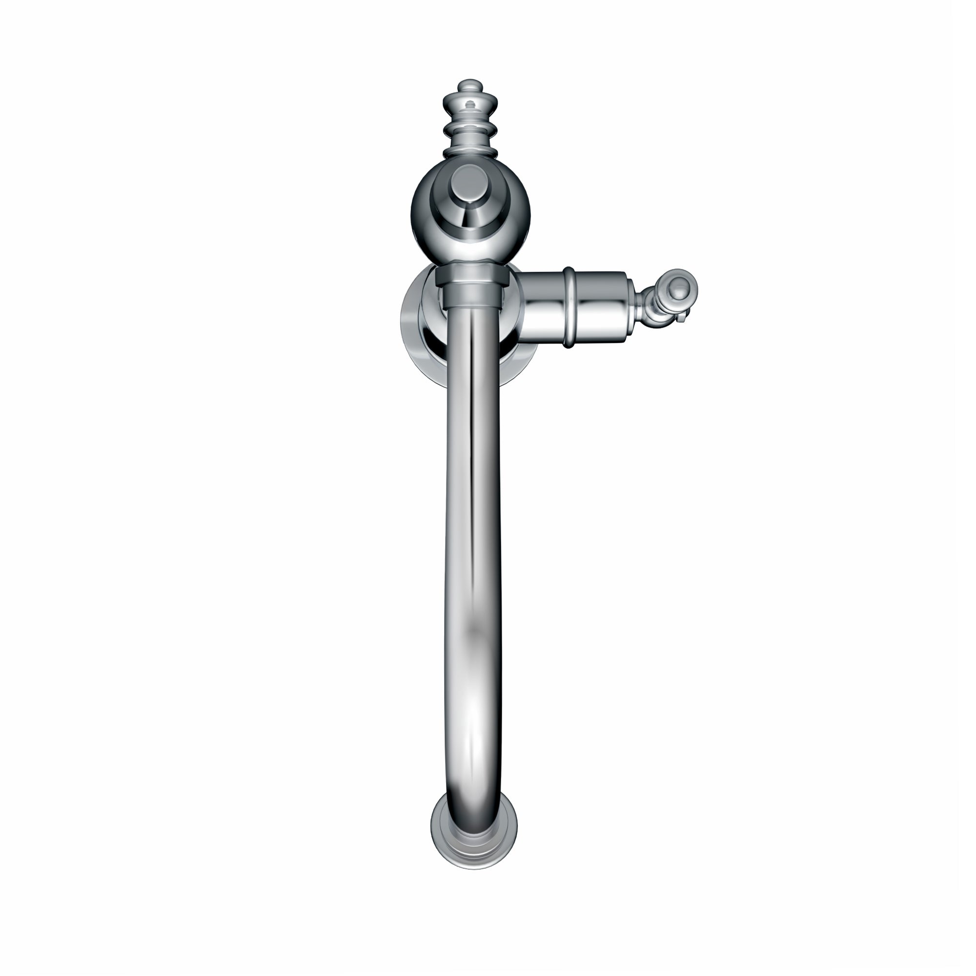 Point of Use Cold Water Drinking Faucet with Traditional Swivel Spout