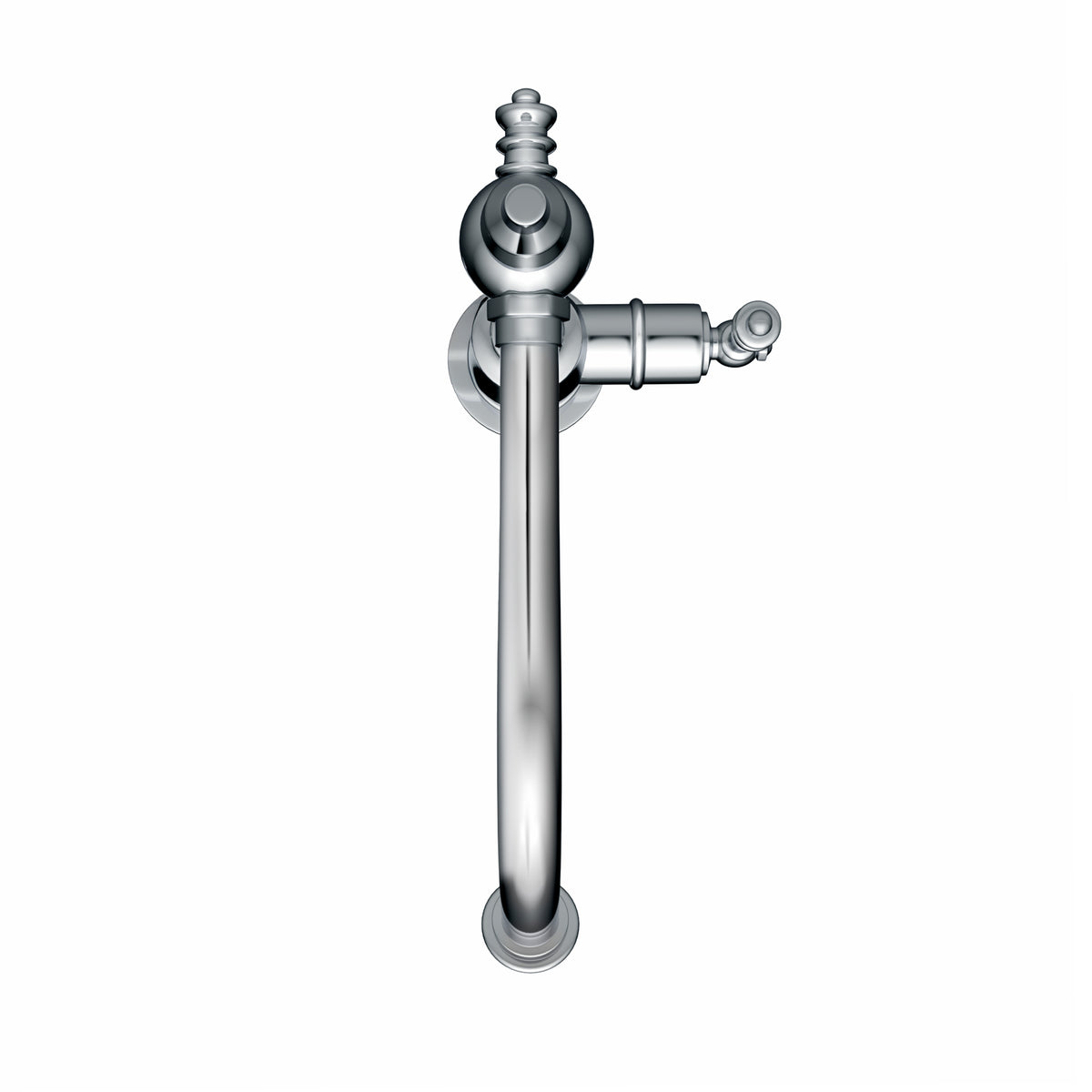 Point of Use Cold Water Drinking Faucet with Traditional Swivel Spout
