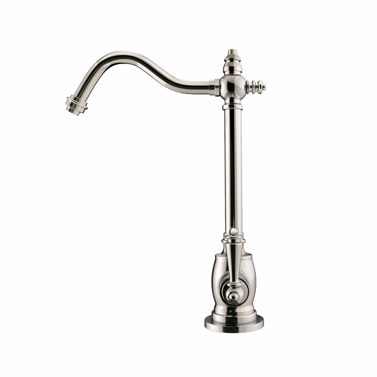 Point of Use Cold Water Drinking Faucet with Traditional Swivel Spout
