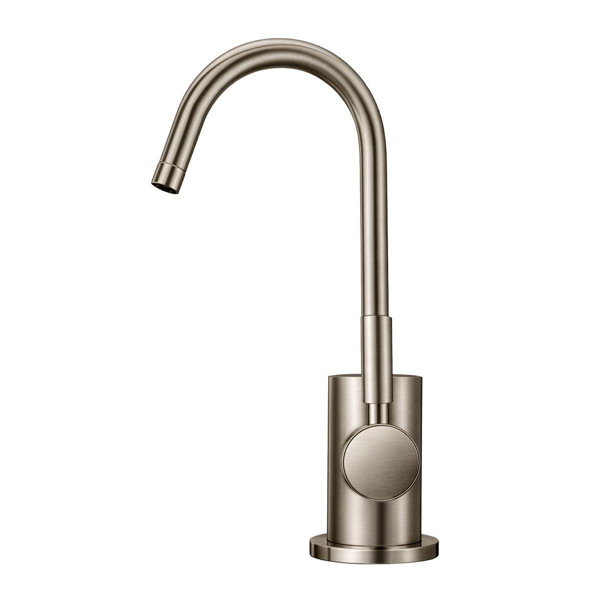 Point of Use Cold Water Drinking Faucet with Gooseneck Swivel Spout