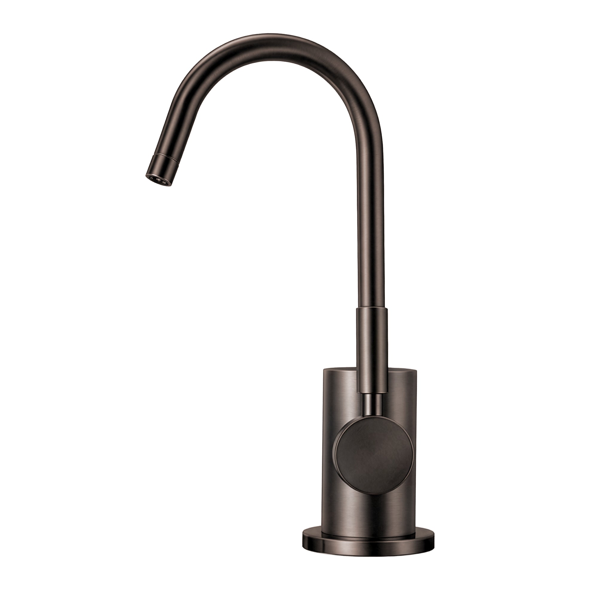 Point of Use Cold Water Drinking Faucet with Gooseneck Swivel Spout