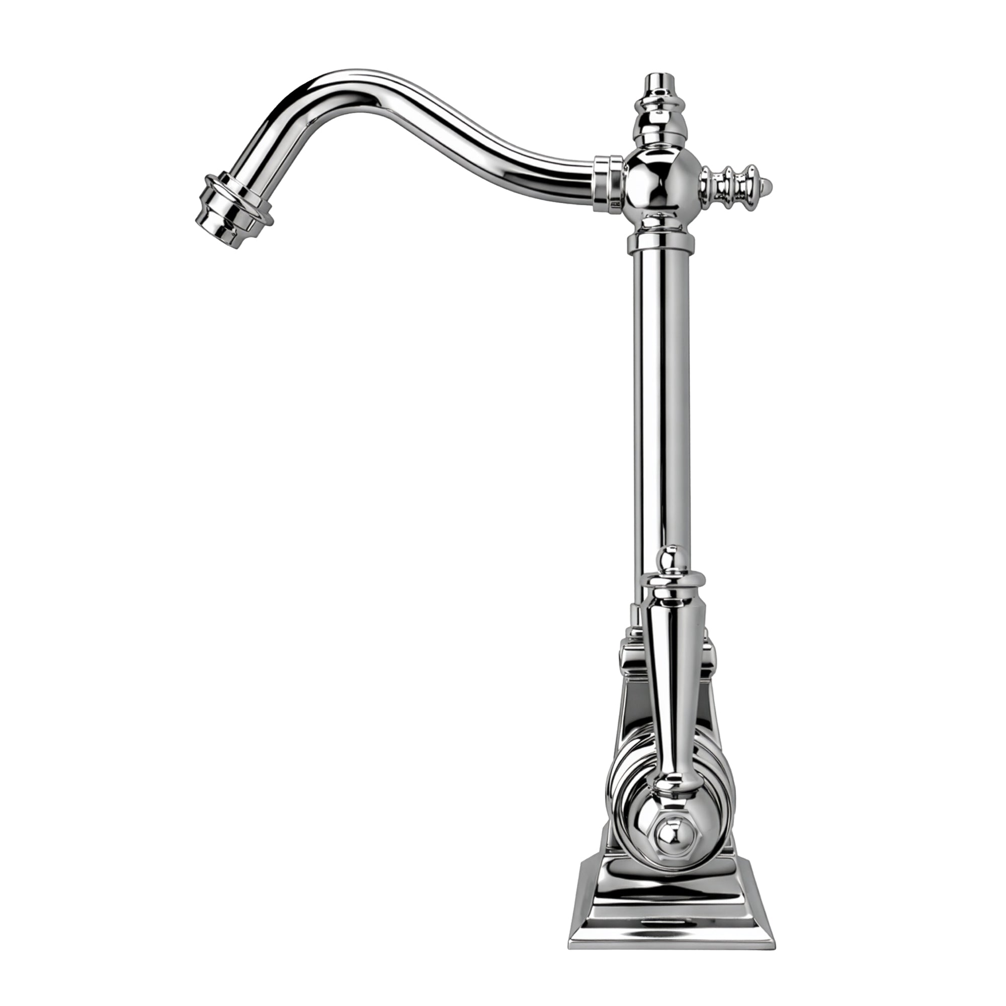 Point of Use Cold Water Drinking Faucet with Traditional Swivel Spout
