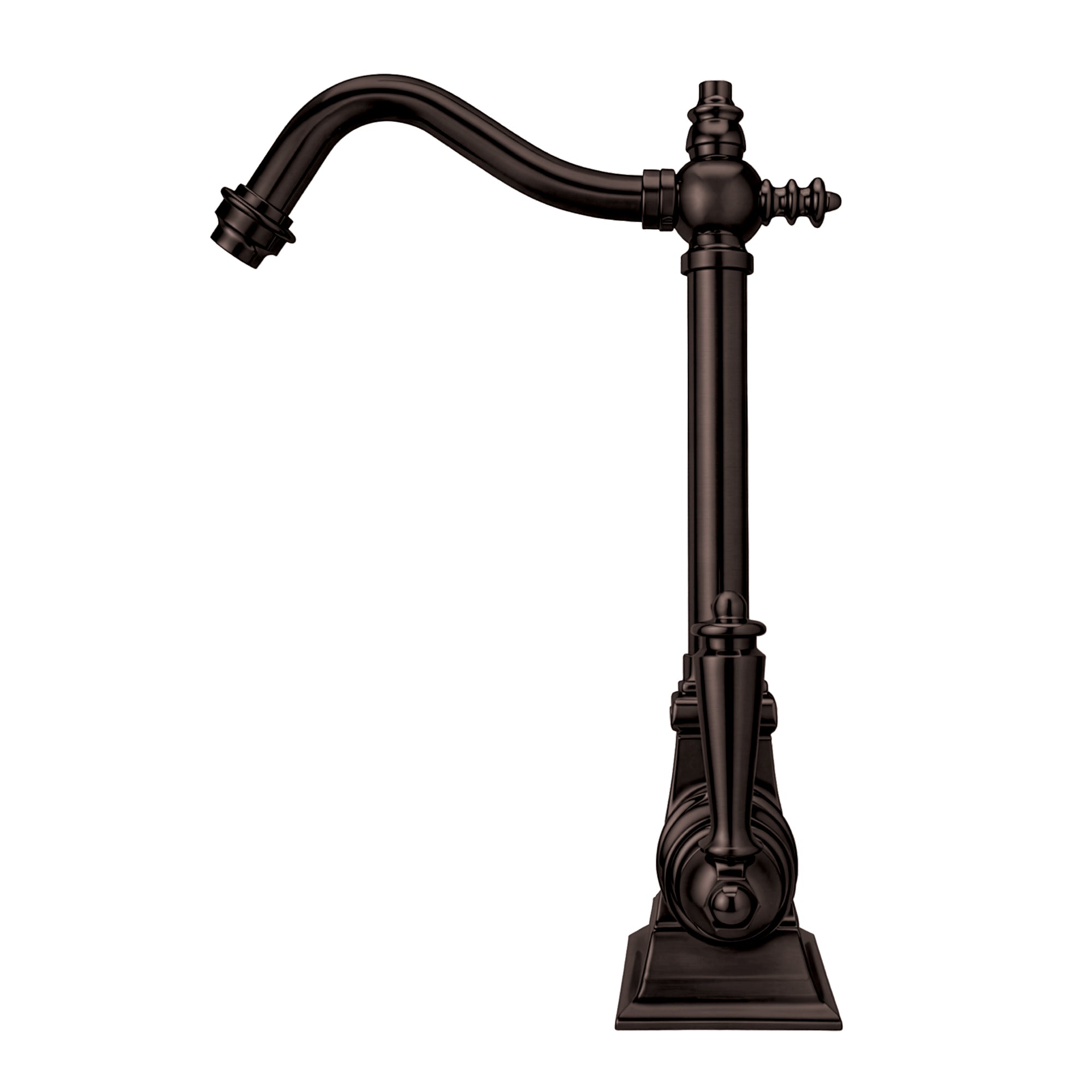 Point of Use Cold Water Drinking Faucet with Traditional Swivel Spout