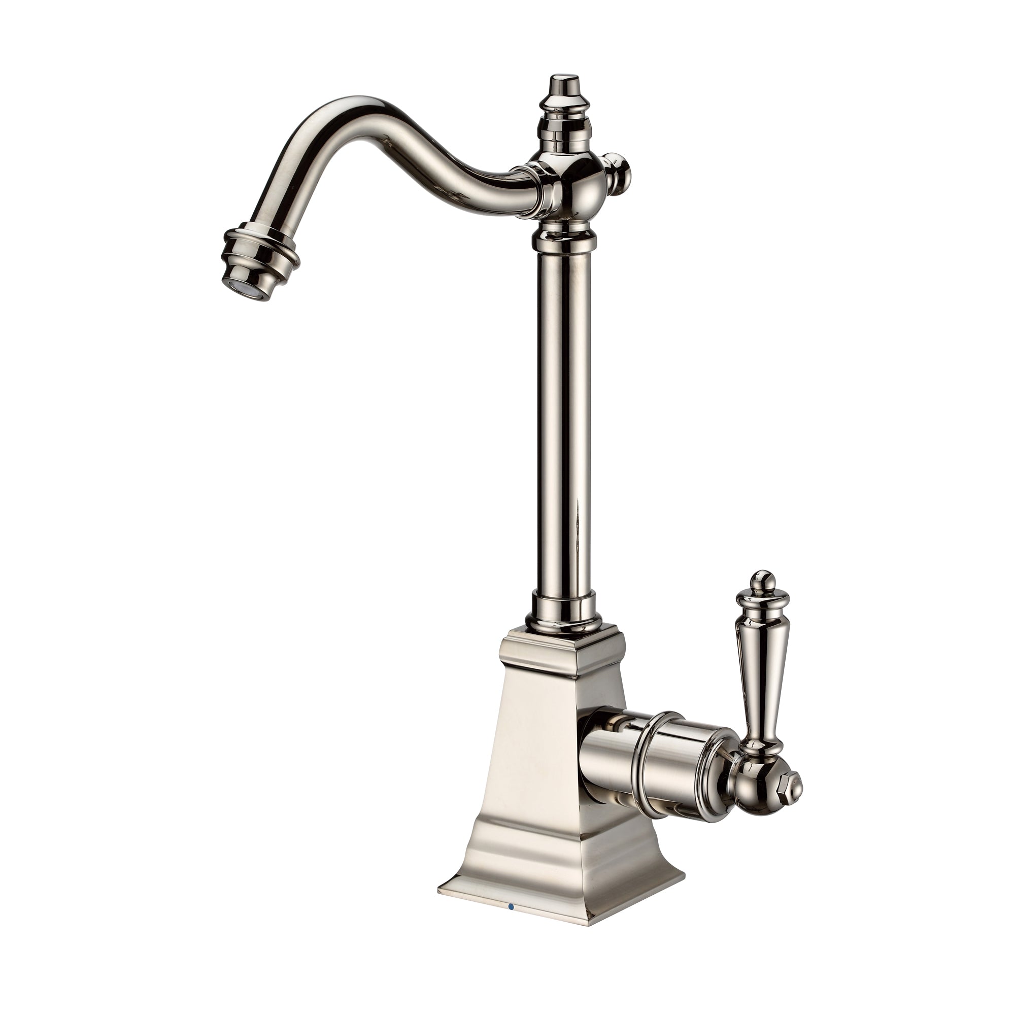 Point of Use Cold Water Drinking Faucet with Traditional Swivel Spout