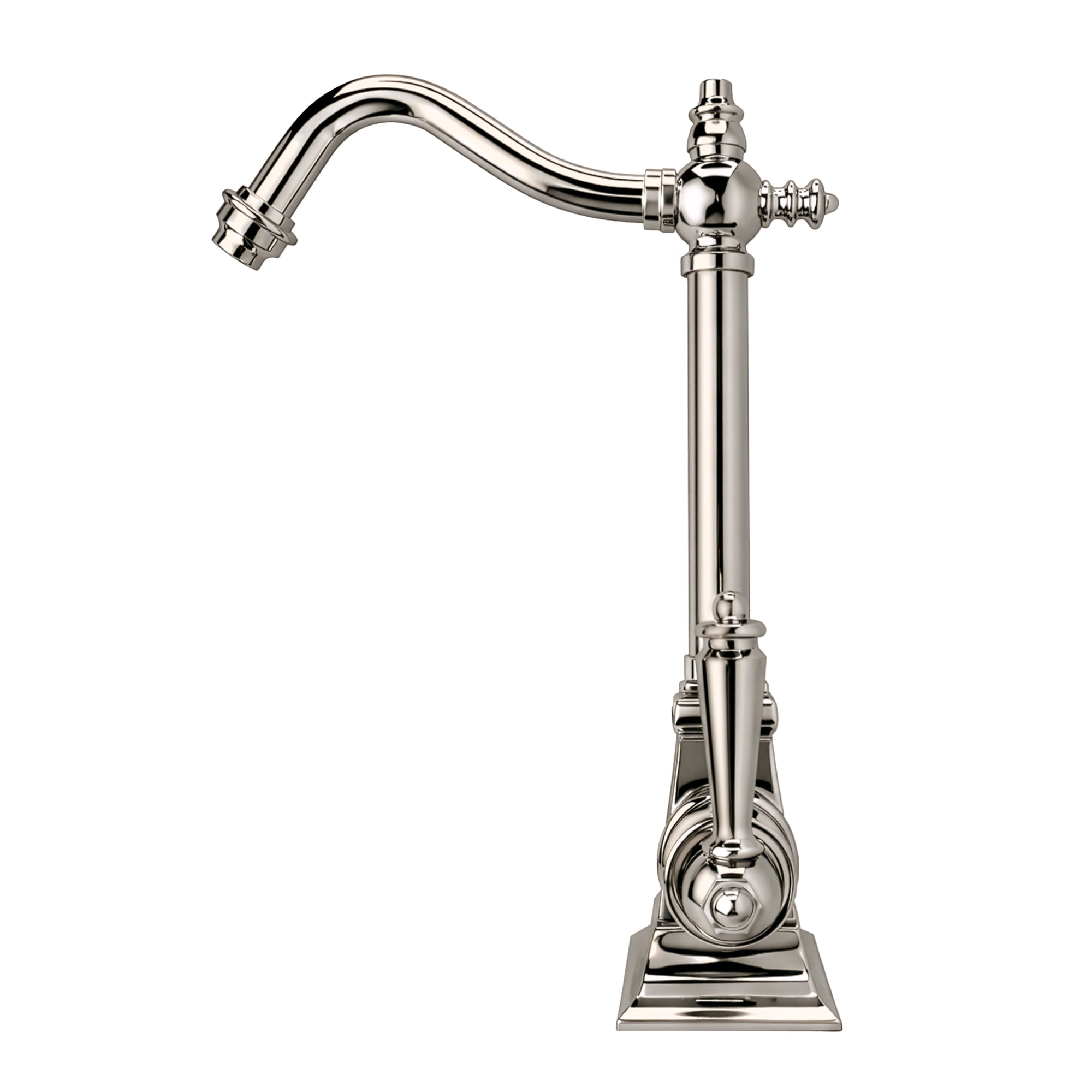 Point of Use Cold Water Drinking Faucet with Traditional Swivel Spout