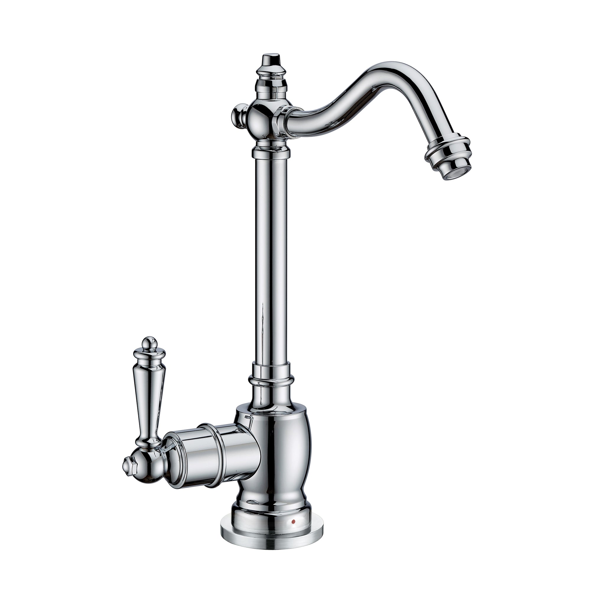 Point of Use Instant Hot Water Drinking Faucet with Traditional Swivel Spout