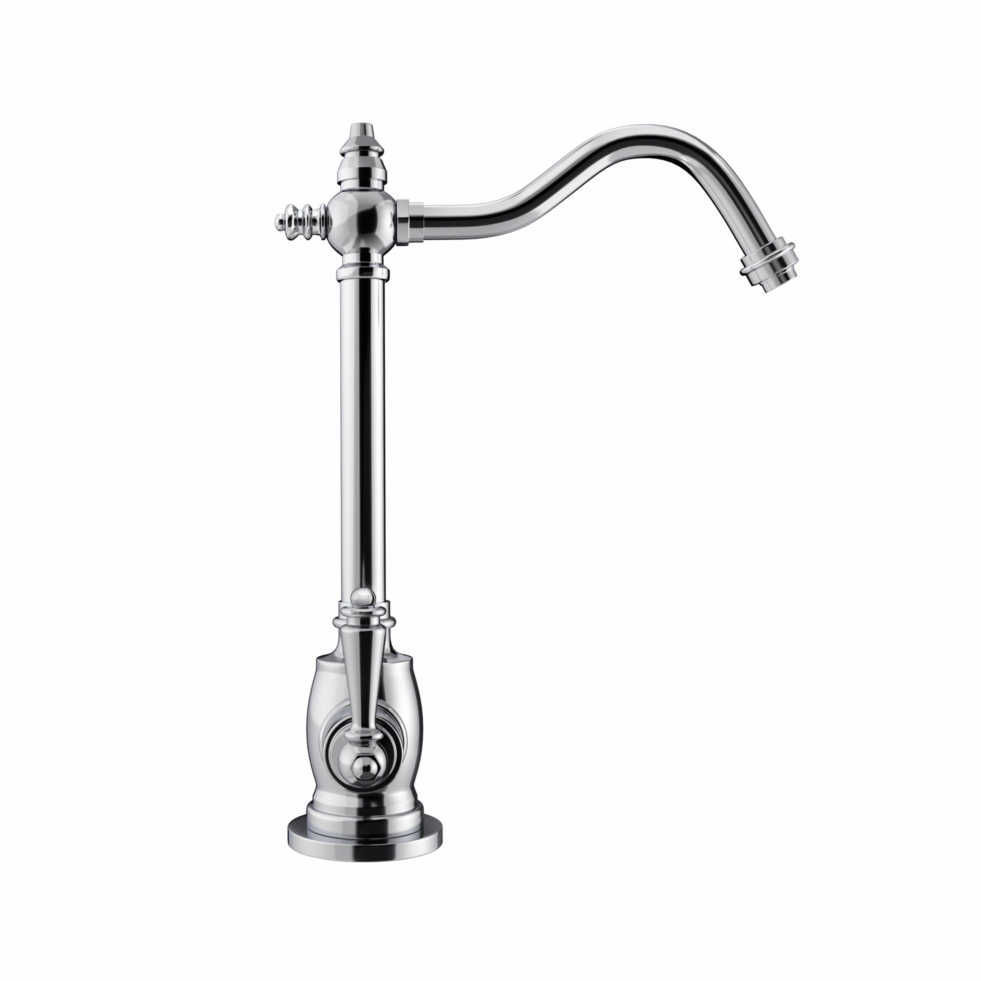 Point of Use Instant Hot Water Drinking Faucet with Traditional Swivel Spout