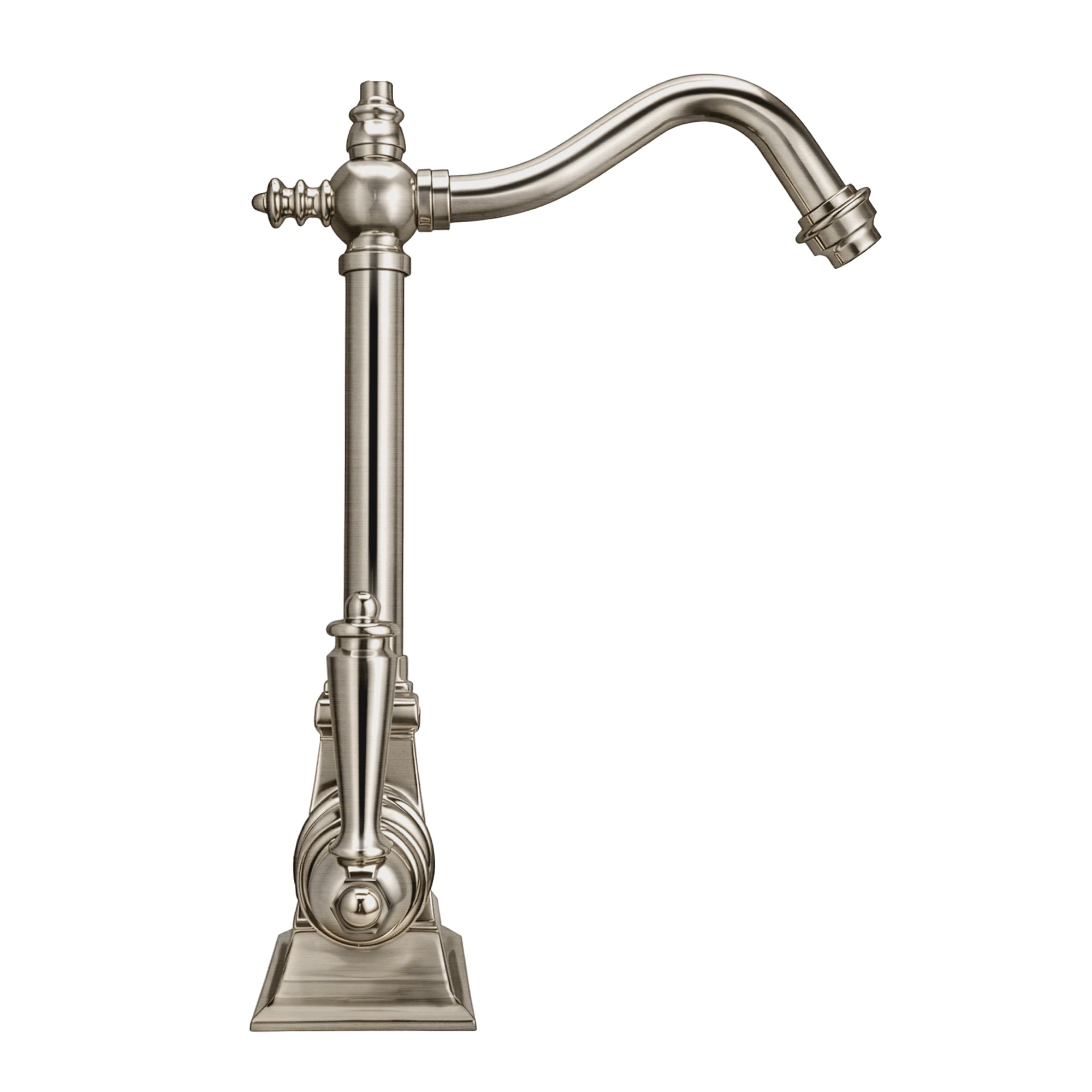 Point of Use Instant Hot Water Drinking Faucet with Traditional Swivel Spout