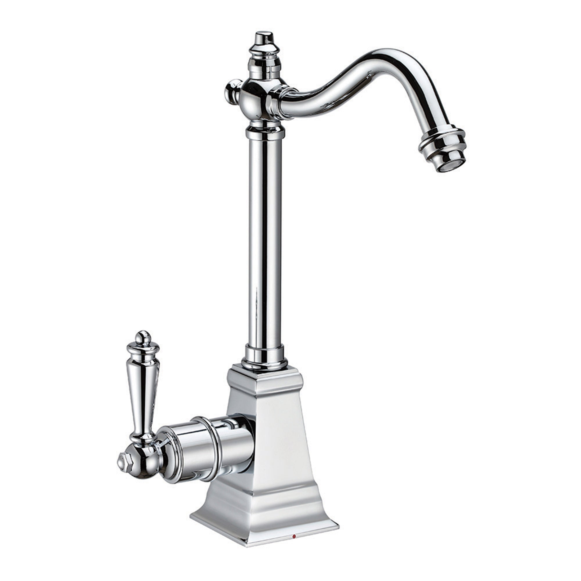 Point of Use Instant Hot Water Drinking Faucet with Traditional Swivel Spout