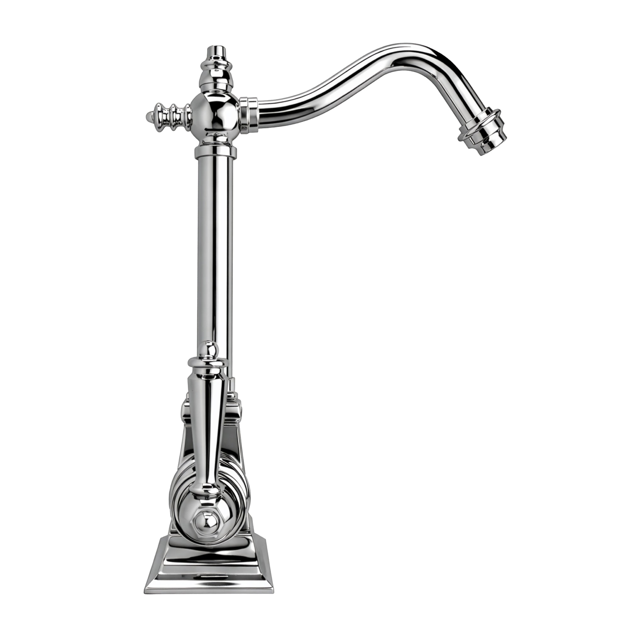 Point of Use Instant Hot Water Drinking Faucet with Traditional Swivel Spout