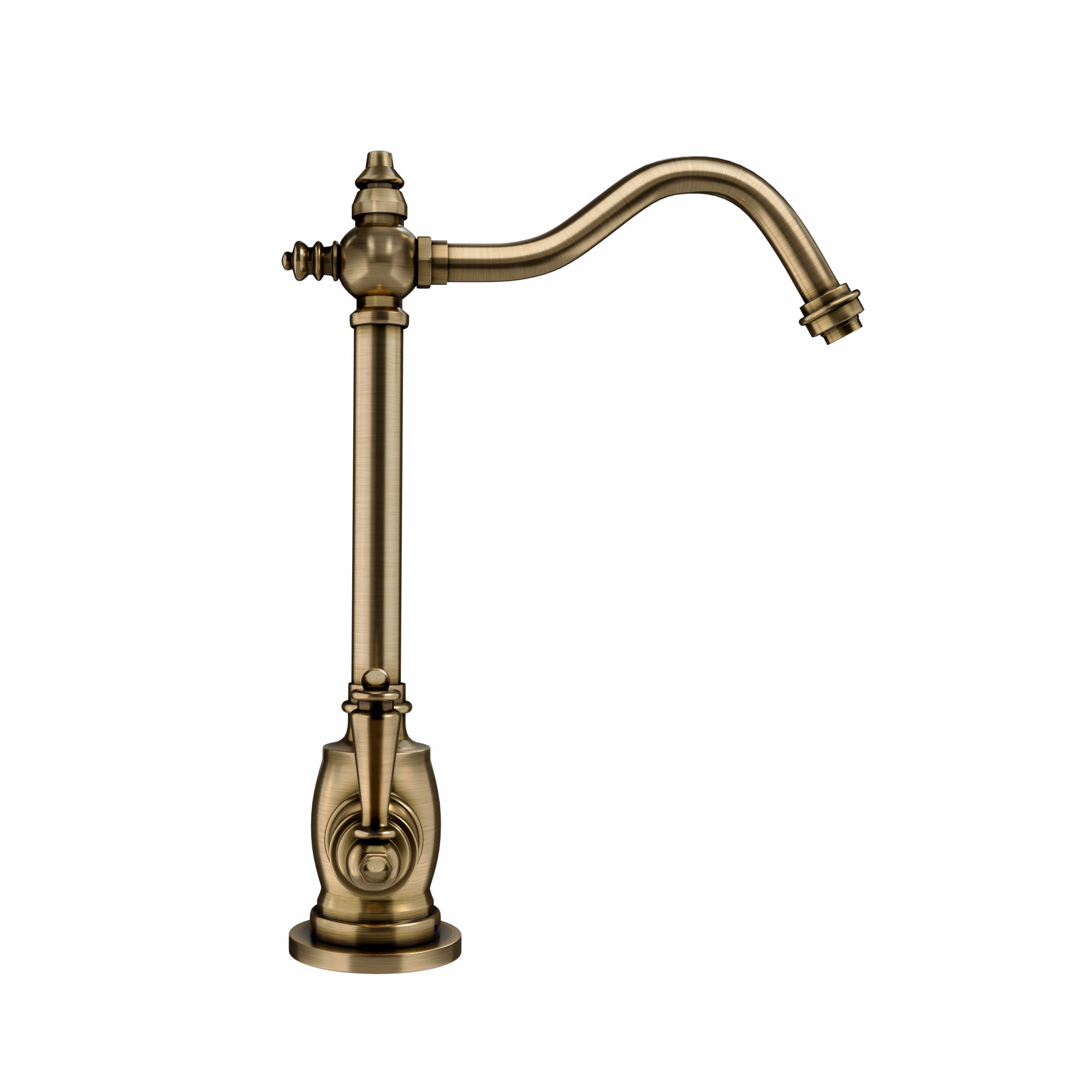 Point of Use Instant Hot/Cold Water Drinking Faucet with Traditional Swivel Spout
