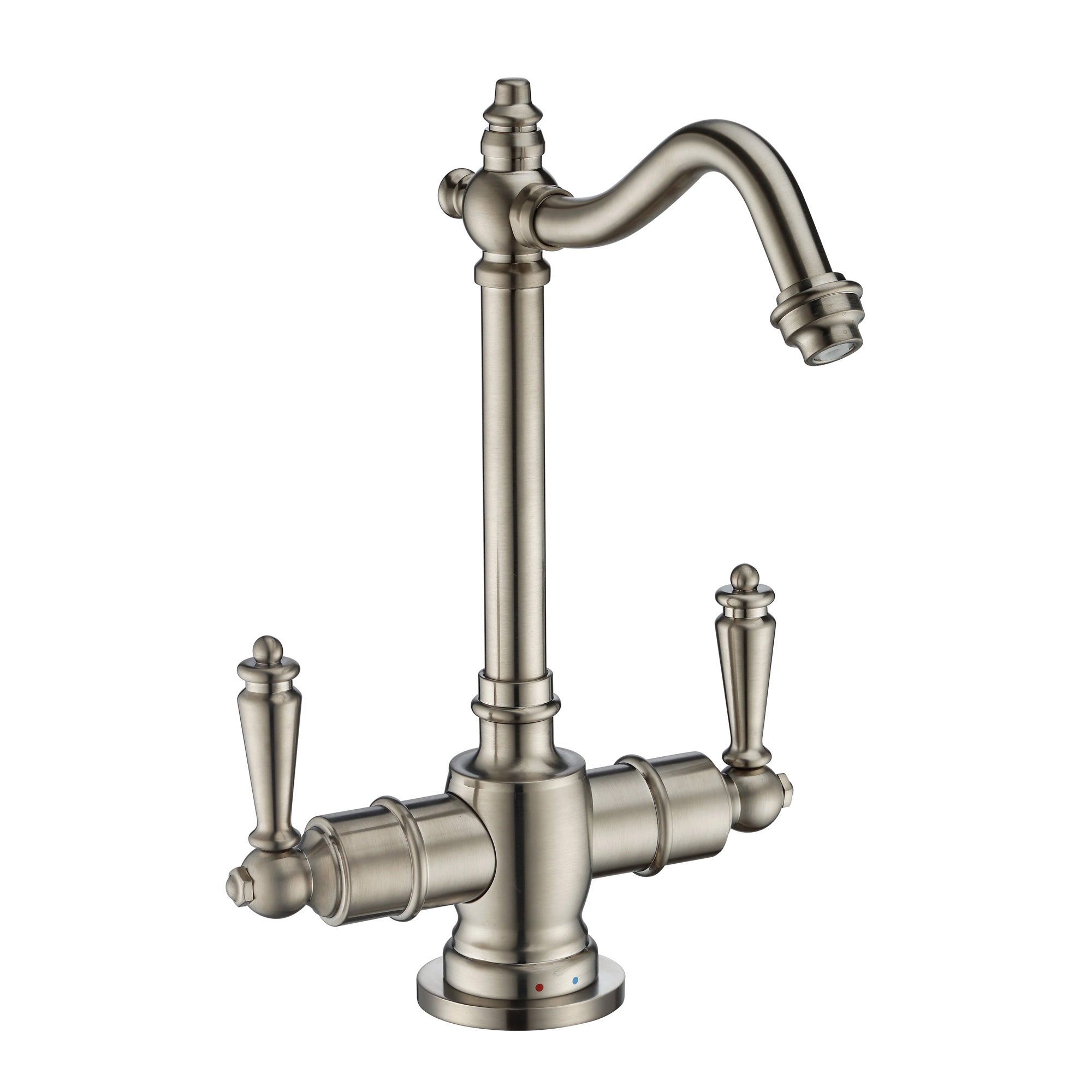 Point of Use Instant Hot/Cold Water Drinking Faucet with Traditional Swivel Spout