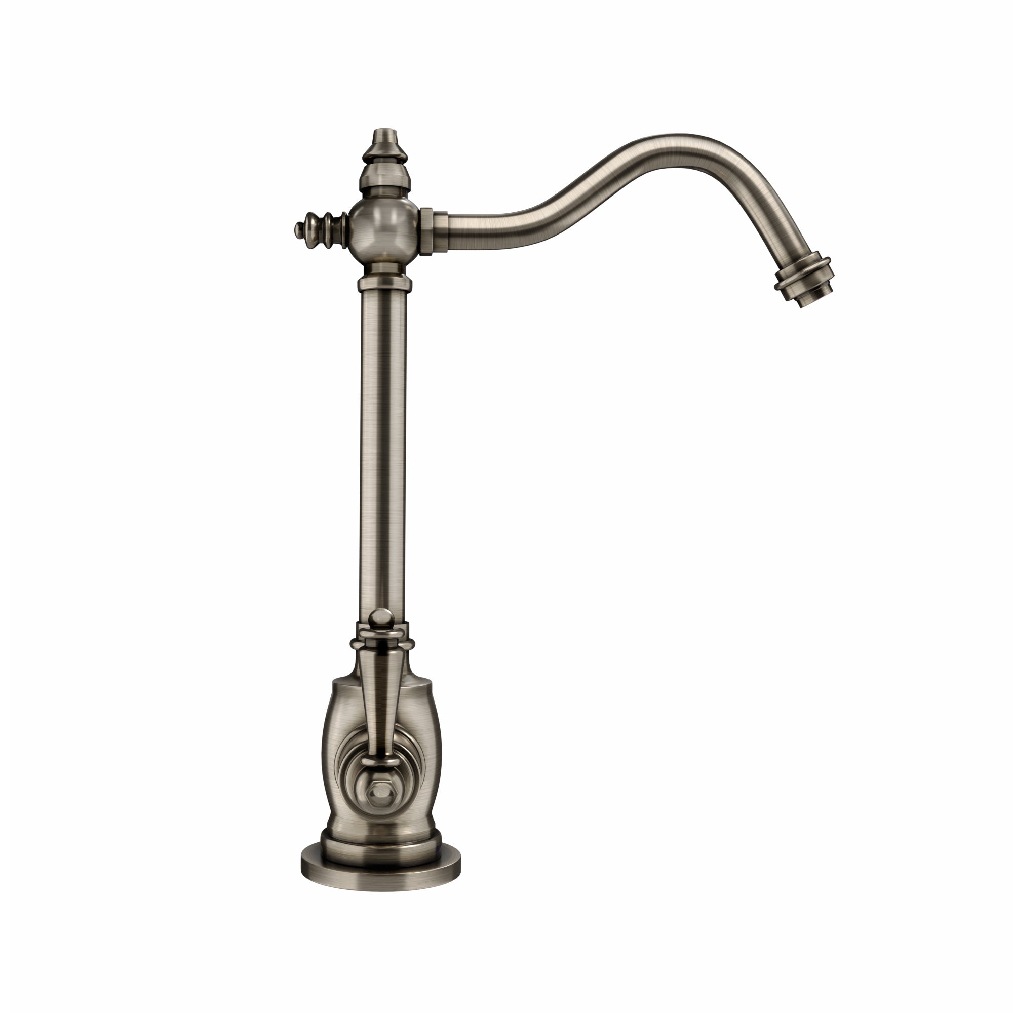 Point of Use Instant Hot/Cold Water Drinking Faucet with Traditional Swivel Spout