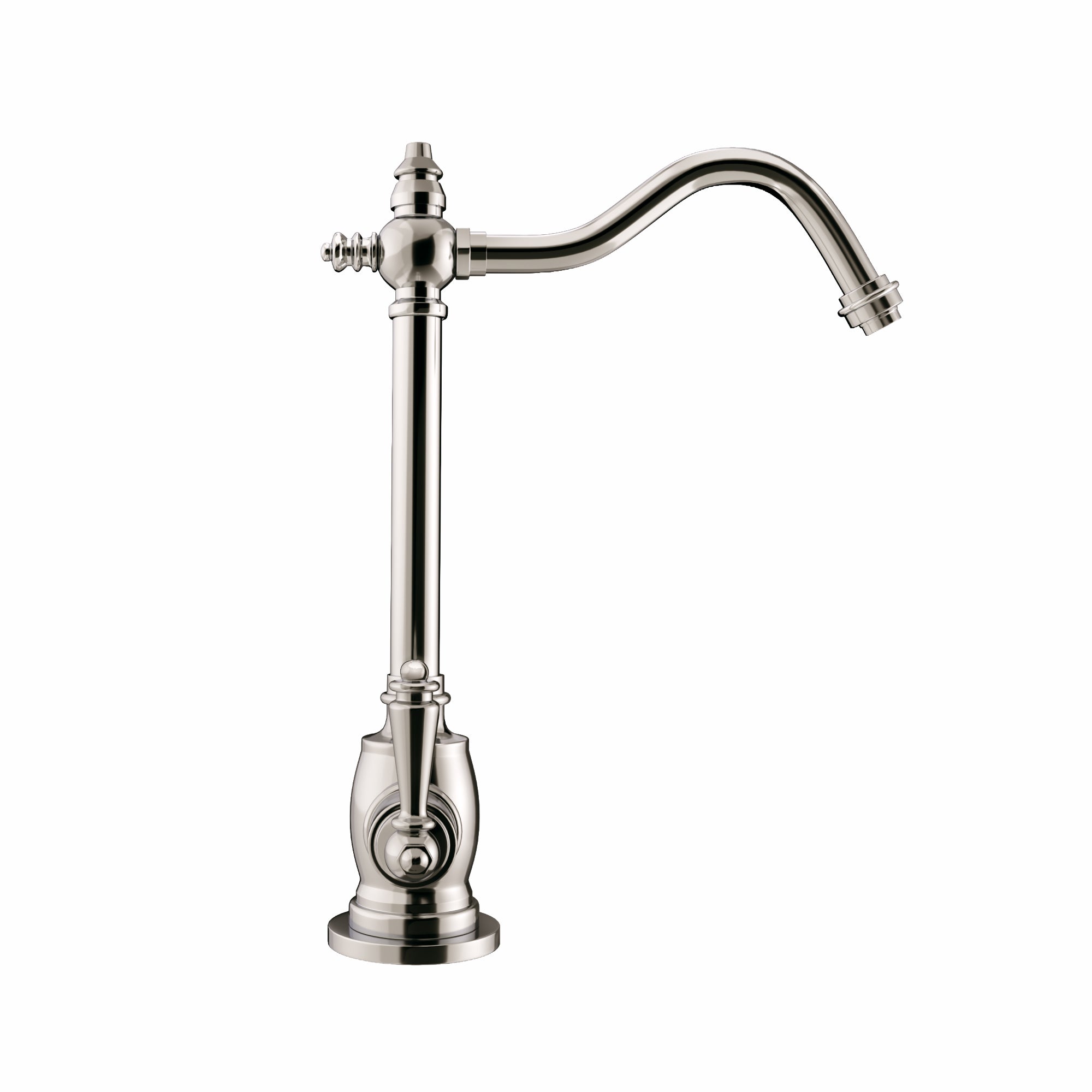 Point of Use Instant Hot/Cold Water Drinking Faucet with Traditional Swivel Spout
