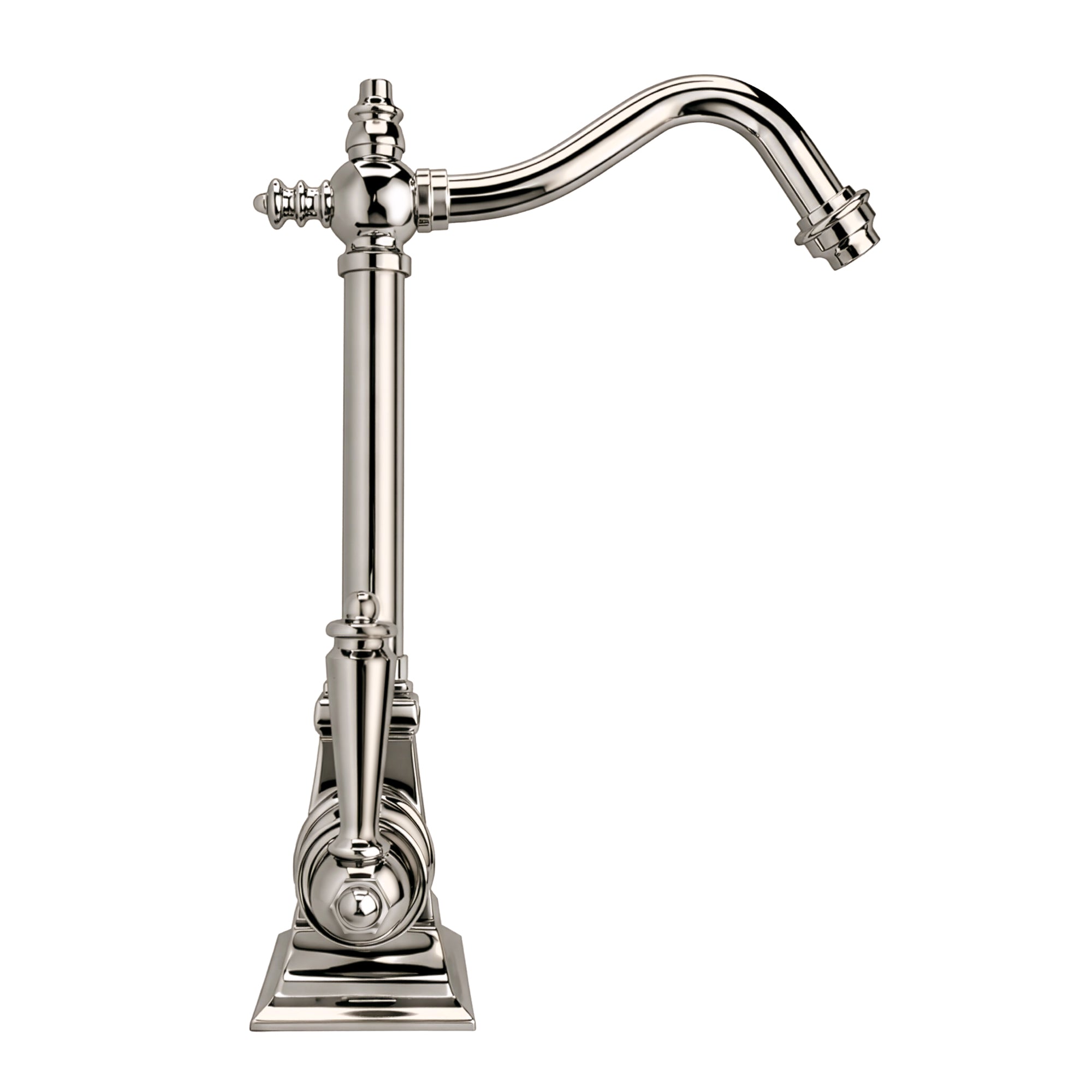 Point of Use Instant Hot/Cold Water Drinking Faucet with Traditional Swivel Spout