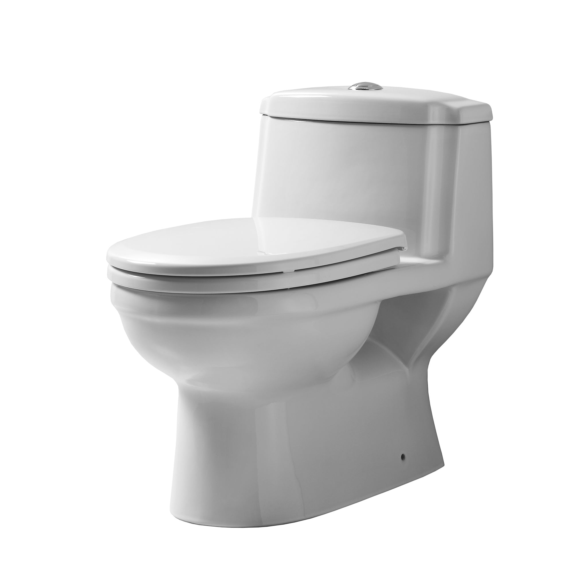 Eco-Friendly One Piece Toilet with a Siphonic Action Dual Flush System, Elongated Bowl 1.6/1.1 GPF