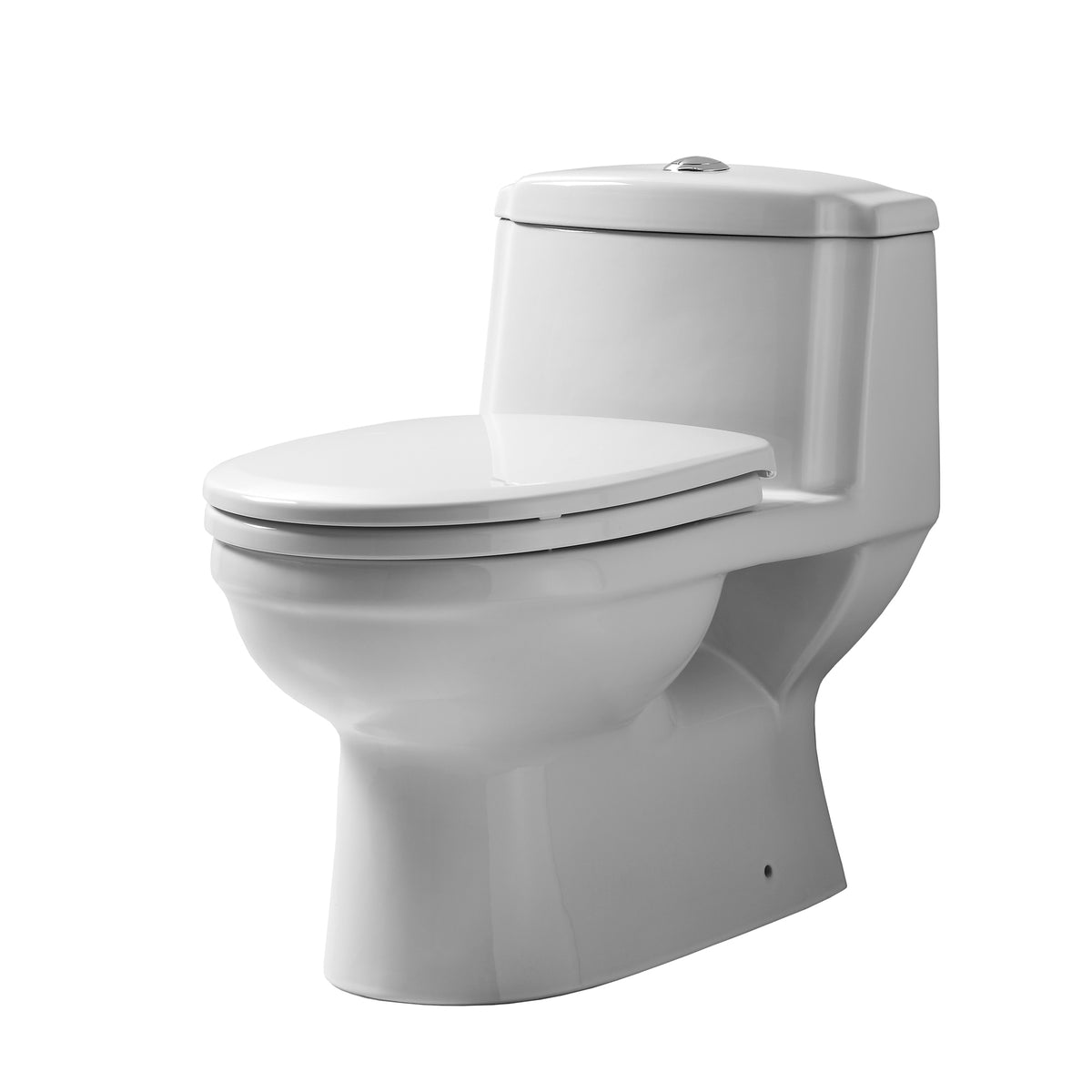 Eco-Friendly One Piece Toilet with a Siphonic Action Dual Flush System, Elongated Bowl 1.6/1.1 GPF