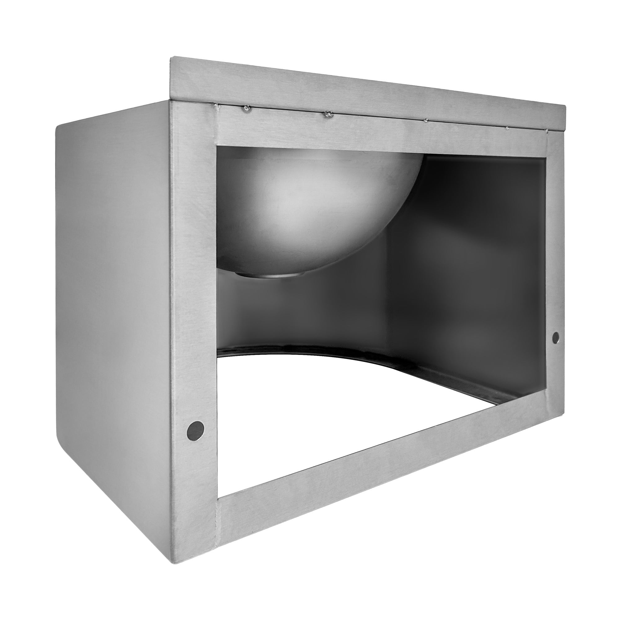 Brushed stainless steel commercial single bowl wall mount wash basin