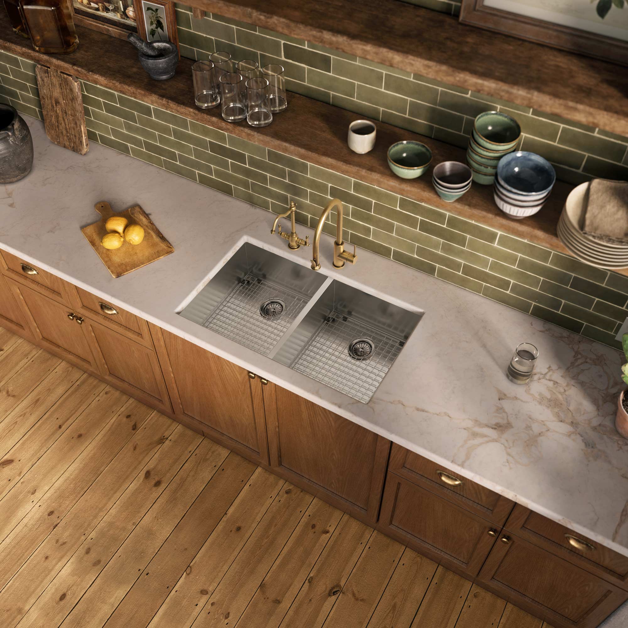 Stainless steel kitchen sink grid for model WHNCM3720EQ