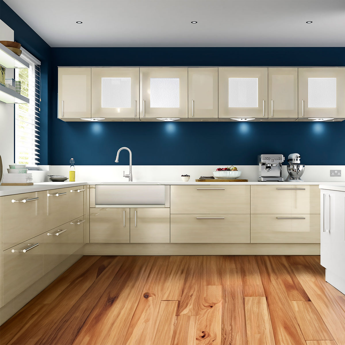 33&quot; Brushed stainless steel commercial single bowl front apron sink