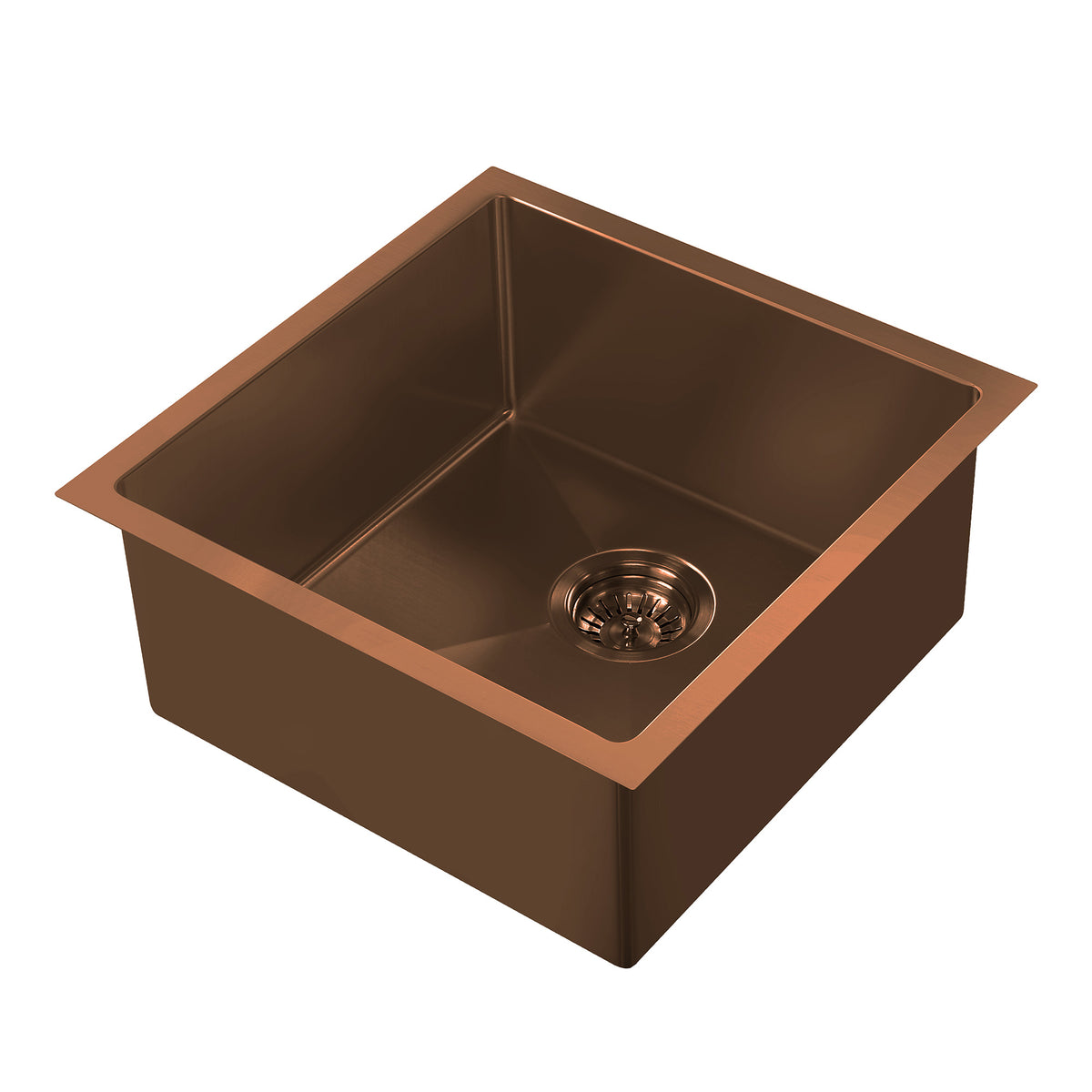 Undermount/Drop-In Single Bowl Stainless Steel Kitchen Sink Set: 16 Gauge, Linen Textured Inner Bowl