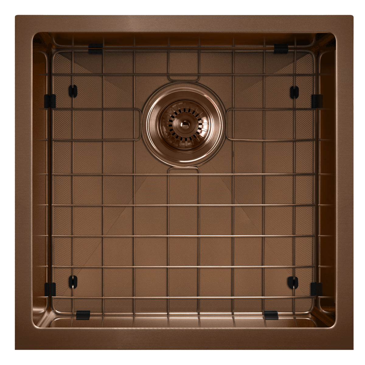 Undermount/Drop-In Single Bowl Stainless Steel Kitchen Sink Set: 16 Gauge, Linen Textured Inner Bowl