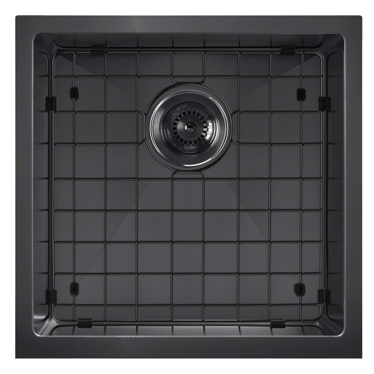 Undermount/Drop-In Single Bowl Stainless Steel Kitchen Sink Set: 16 Gauge, Linen Textured Inner Bowl