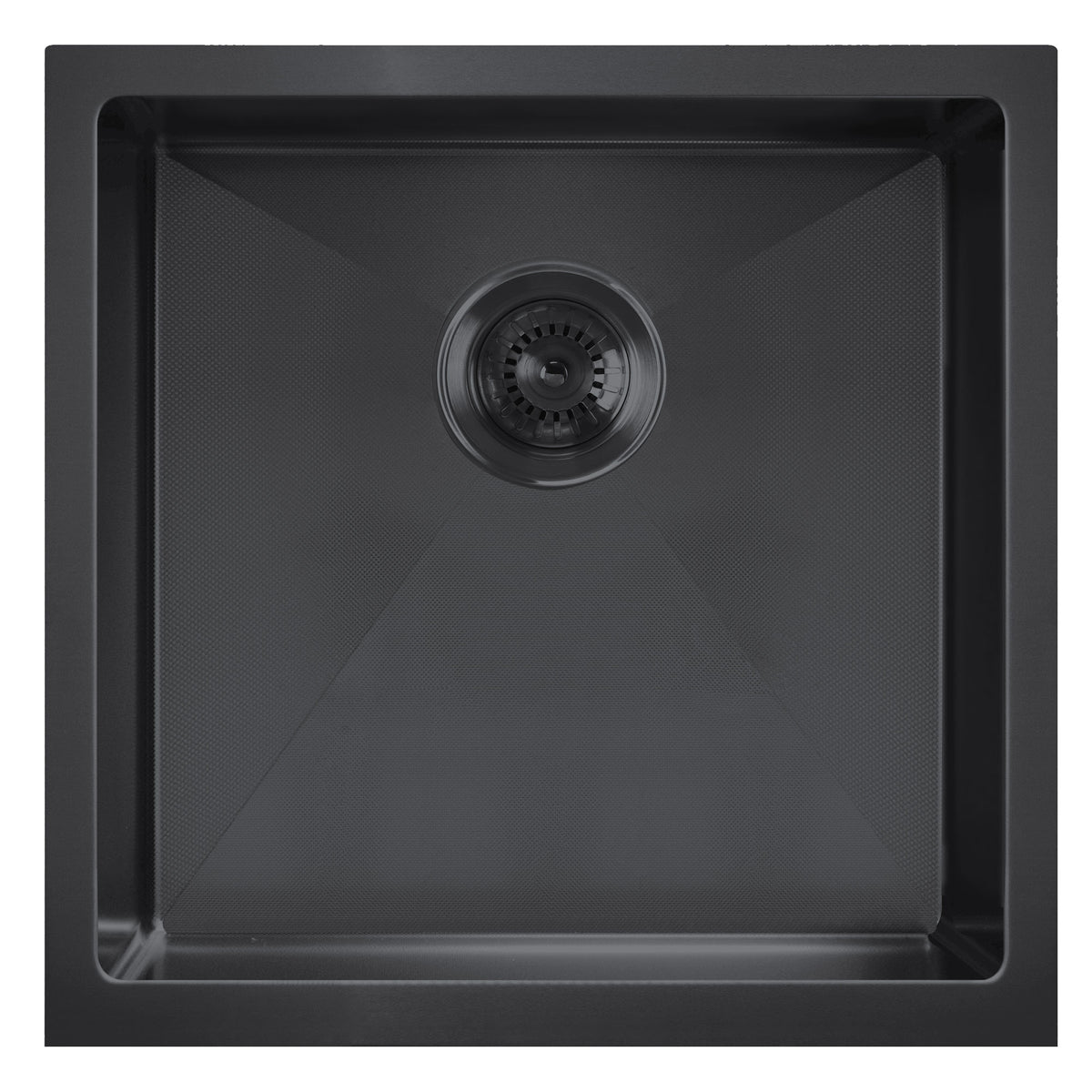 Undermount/Drop-In Single Bowl Stainless Steel Kitchen Sink Set: 16 Gauge, Linen Textured Inner Bowl