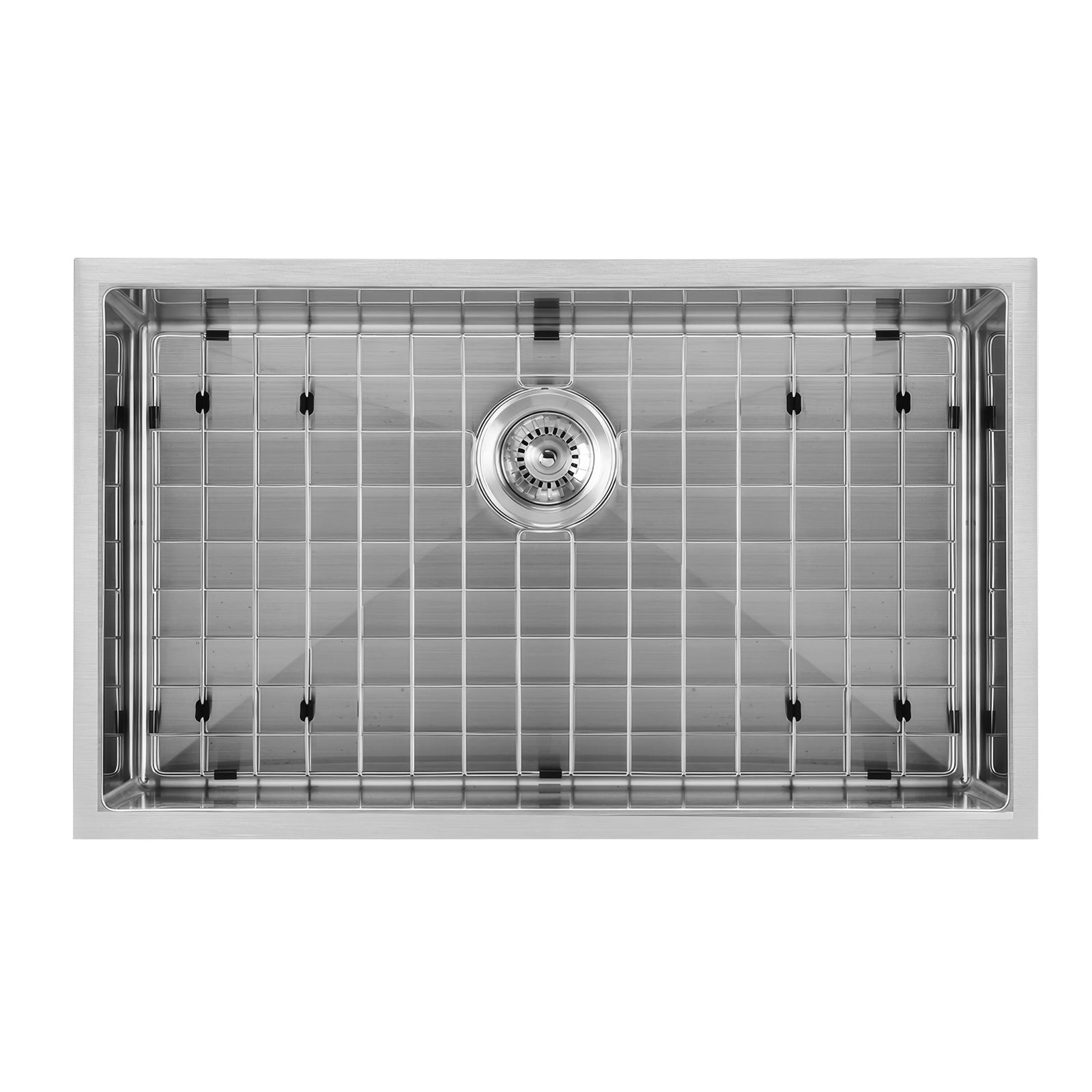 Undermount/Drop-In Single Bowl Kitchen Sink Set: 6 Gauge Frame, 16 Gauge Stainless Steel